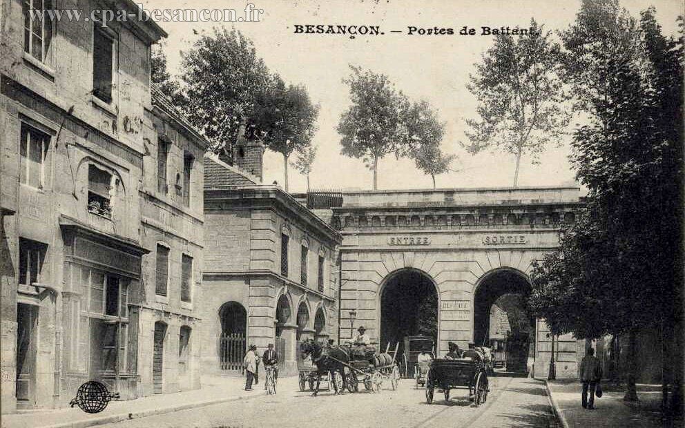 BESANÇON. - Portes de Battant